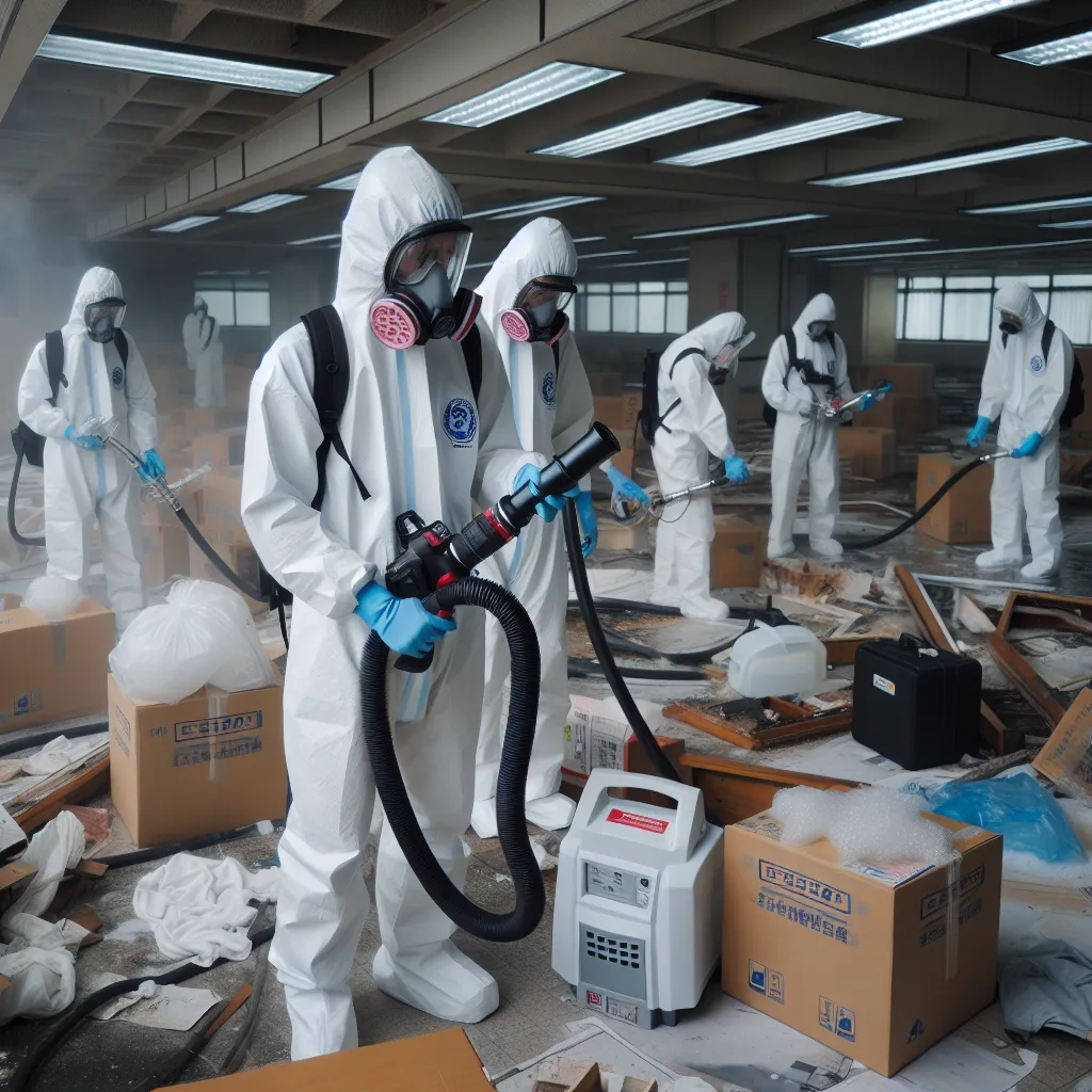 Désinfection après sinistre : protocole sanitaire