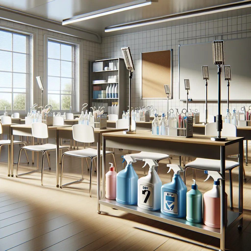 Désinfection des Espaces Scolaires : Guide Technique pour une Sécurité Sanitaire Optimale