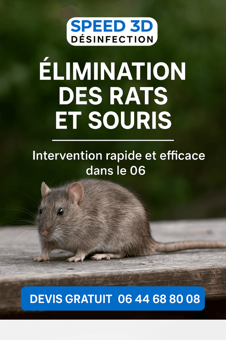 campagne de communication Speed 3D contre les rats et souris