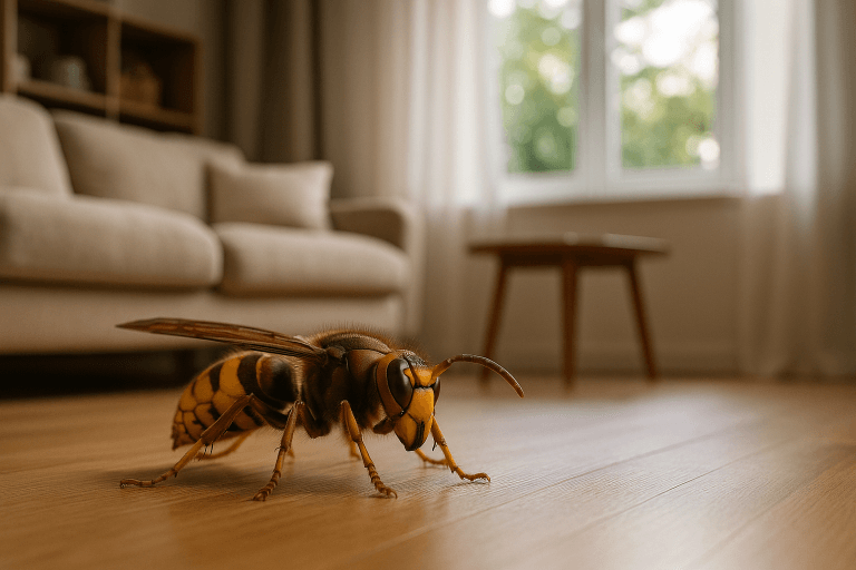 speed 3d desinfectrion alpes maritimes nid de frelon guepe dans maison
